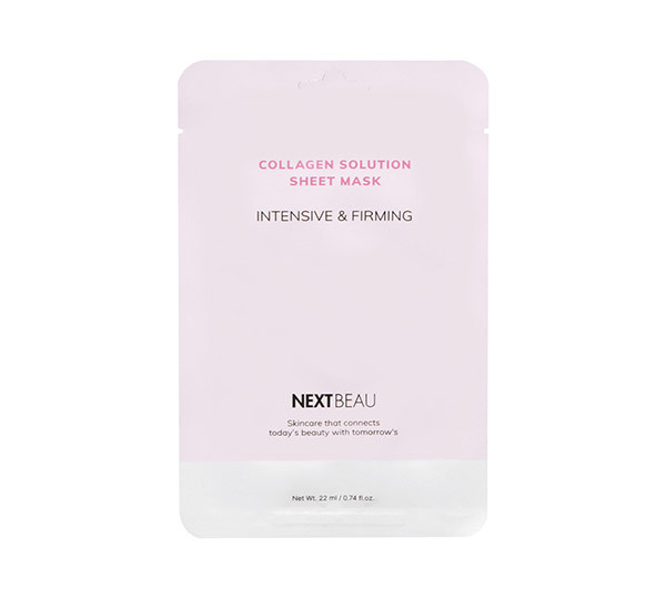 Nextbeau Тканевая маска для лица с коллагеном Collagen Solution Intensive & Firming Mask / 22 мл.