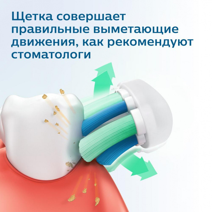 Philips Sonicare 2 Series Gum Health HX6231/01, цвет белый/голубой - фото 3 - id-p104616095