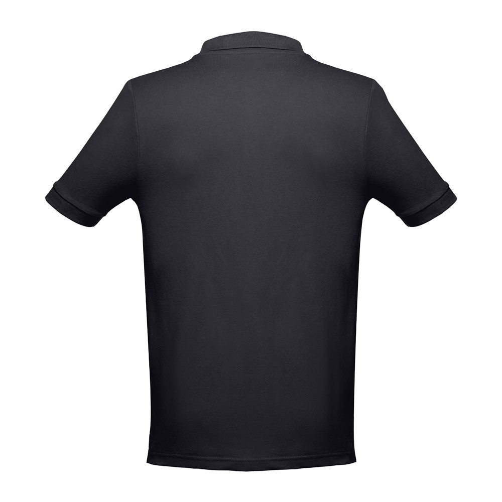 Рубашка поло мужская Adam, черная, XL - фото 2 - id-p104616479