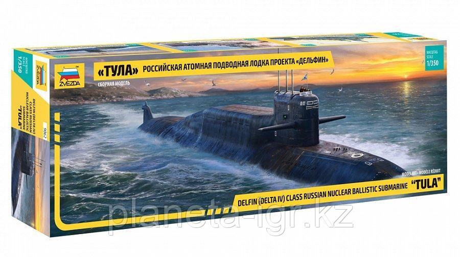 Сборная модель: Атомная подводная лодка Тула проекта Дельфин (1/350) | Zvezda