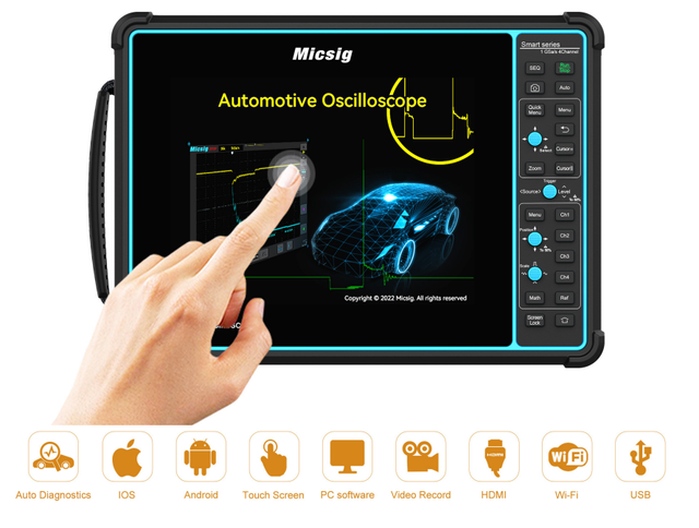 Автомобильный осциллограф Micsig SATO1004 Стандартная комплектация Автомобильный осциллограф Micsig SATO1004 Стандартная комплектация фото