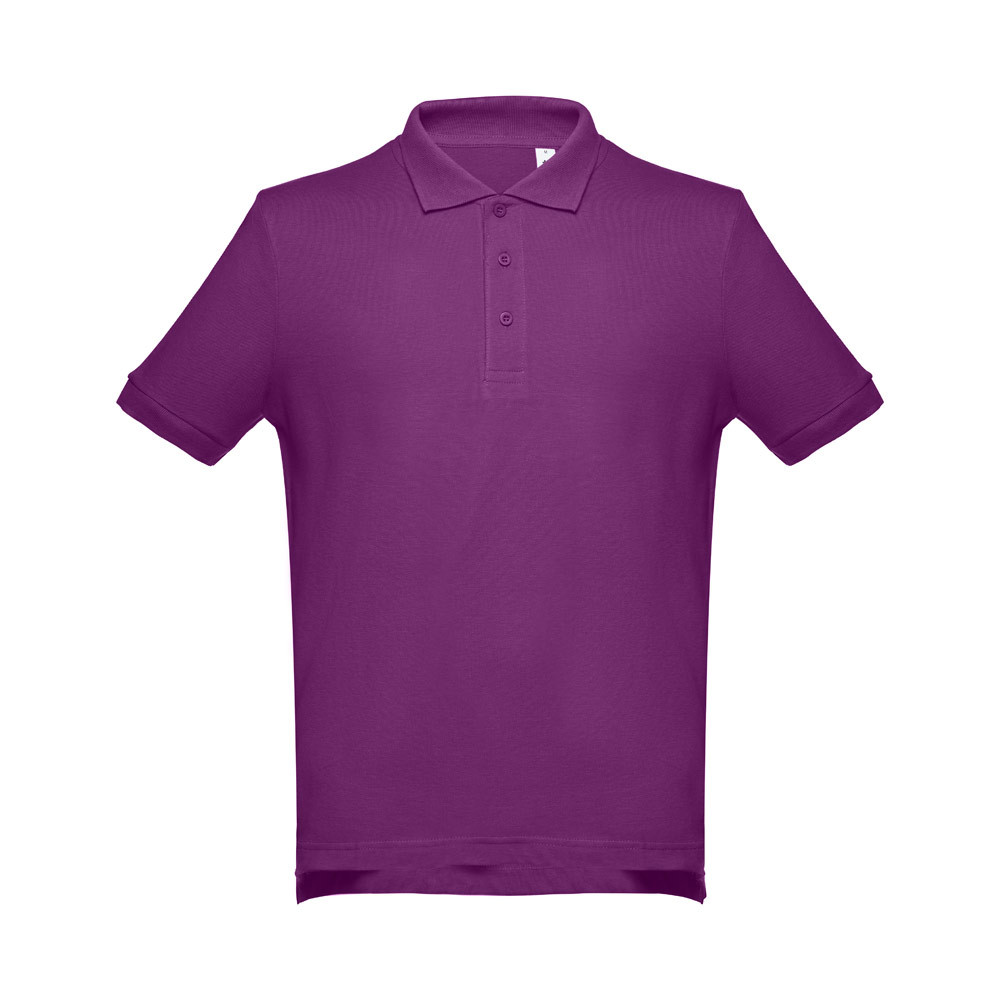 Рубашка поло мужская Adam, фиолетовая, S - фото 1 - id-p104616571