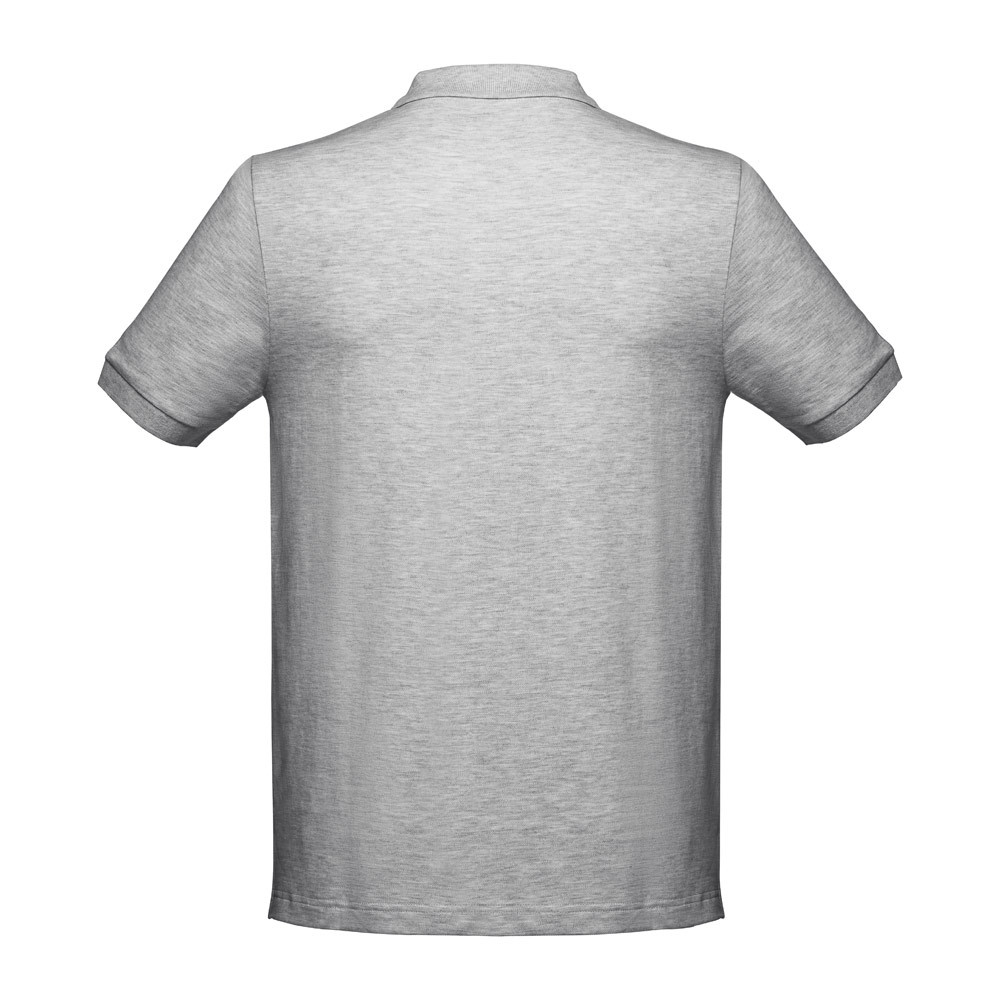 Рубашка поло мужская Adam, серый-меланж, M - фото 2 - id-p104616648