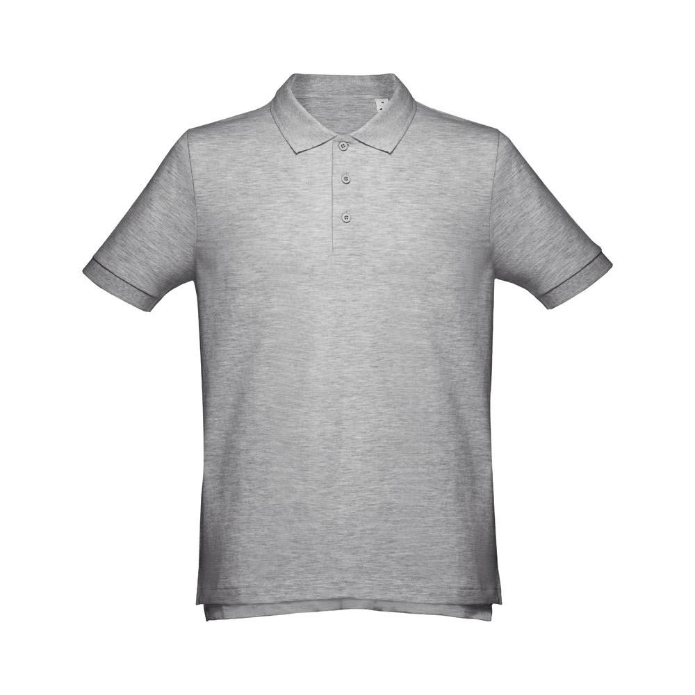 Рубашка поло мужская Adam, серый-меланж, XL