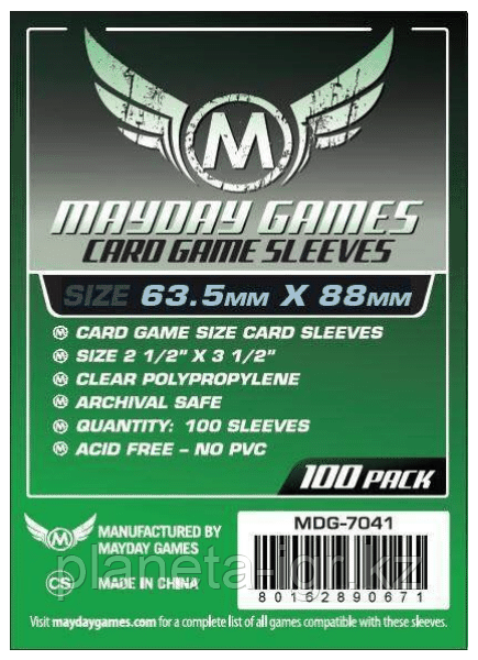 Протекторы: 63.5x88 (100 шт.) | Mayday Games