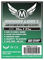 Протекторы: Зеленые 66x91 (80 шт.) | Mayday Games