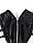 Мужские трусики с молнией Zipper Black (L), фото 4