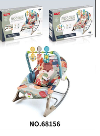 Кресло-качалка Ibaby с игрушками и вибрацией Белочка