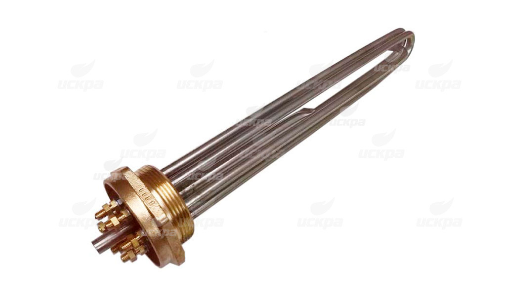 ТЭНБ 4,5 кВт (3х1,5) RDT G1,5"(D48мм) L305