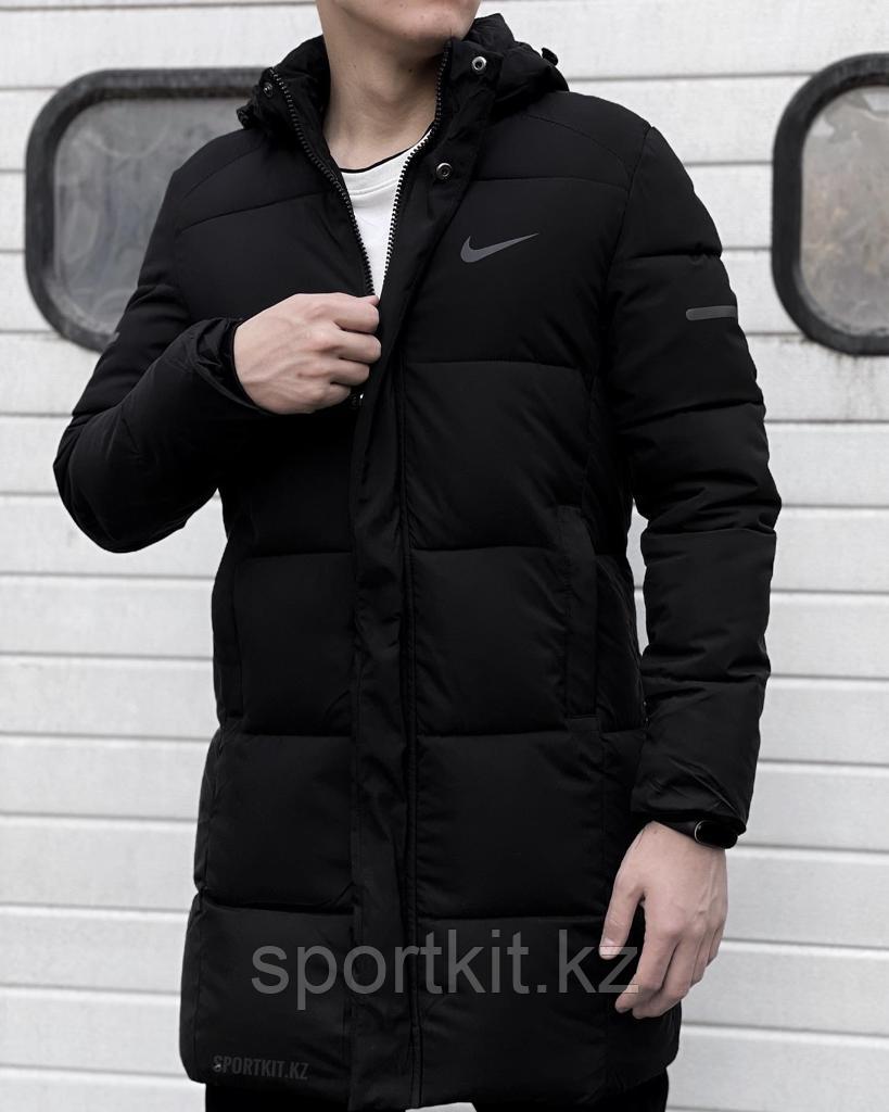 Мужская куртка Nike 6905, черная - фото 3 - id-p104622668