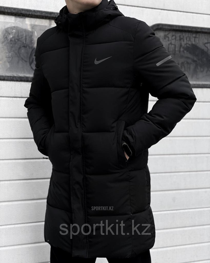 Мужская куртка Nike 6905, черная - фото 4 - id-p104622668