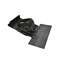 Элемент из пластмассы для пересечения дымоходом/воздуховодом косой крыши, цвет-черный, Vaillant