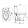 Унитаз-компакт MODO, напольный, вертикальный выпуск, со сливным бачком и сиденьем с крышкой, Kolo, фото 2
