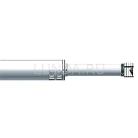 Коаксиальная труба с наконечником DN60/100, длина-1100 мм, антиобледенительное исполнение, Baxi