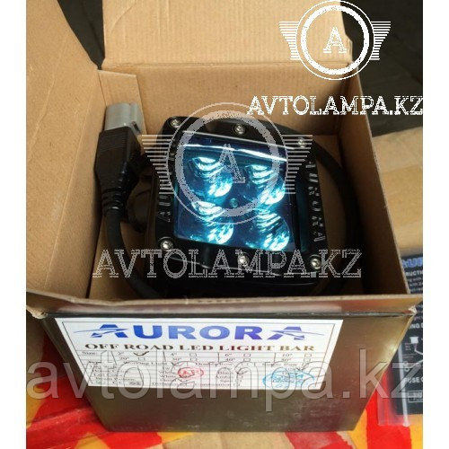 Светодиодная фара AURORA ALO-2-E4T Ближнее освещение, квадратные фары Aurora 1шт - фото 3 - id-p104629025