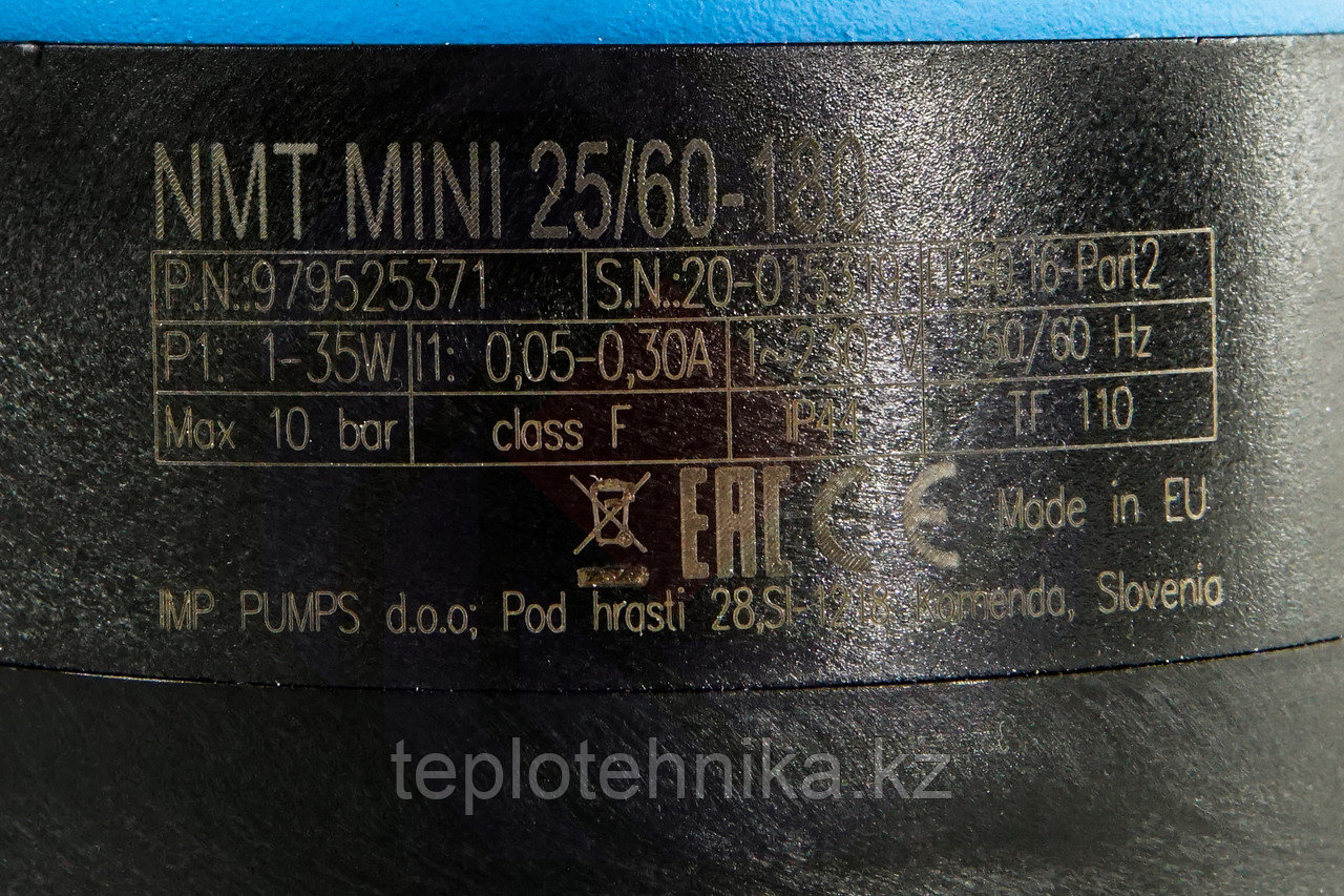 Циркуляционный насос IMP PUMPS NMT MINI 25/60-130 - фото 2 - id-p104629194