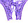Стринги с доступом Purple Bow (2XL), фото 9