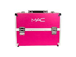 Кейс для визажиста металлический MAC Розовый