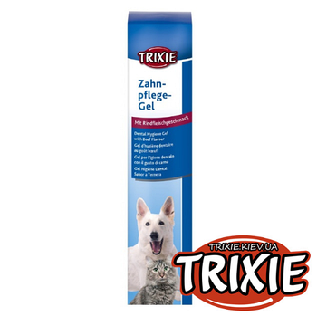 TRIXIE TX-25446 Гель для ухода за зубами с ароматом говядины 100g