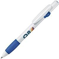 ALLEGRA, ручка шариковая, синий/белый, пластик, Синий, -, 330 25