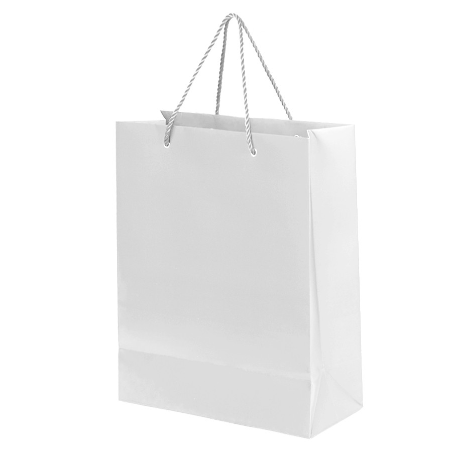 Пакет подарочный BIG GLAM 32х12х43 см, белый, Белый, -, 21069 01