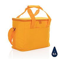 Большая сумка-холодильник Impact из RPET AWARE™, оранжевый; , Длина 33 см., ширина 19,5 см., высота 27 см.,