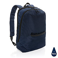 Рюкзак для ноутбука Impact из rPET AWARE™ 1200D, 15.6'', темно-синий; синий, Длина 29 см., ширина 17 см.,