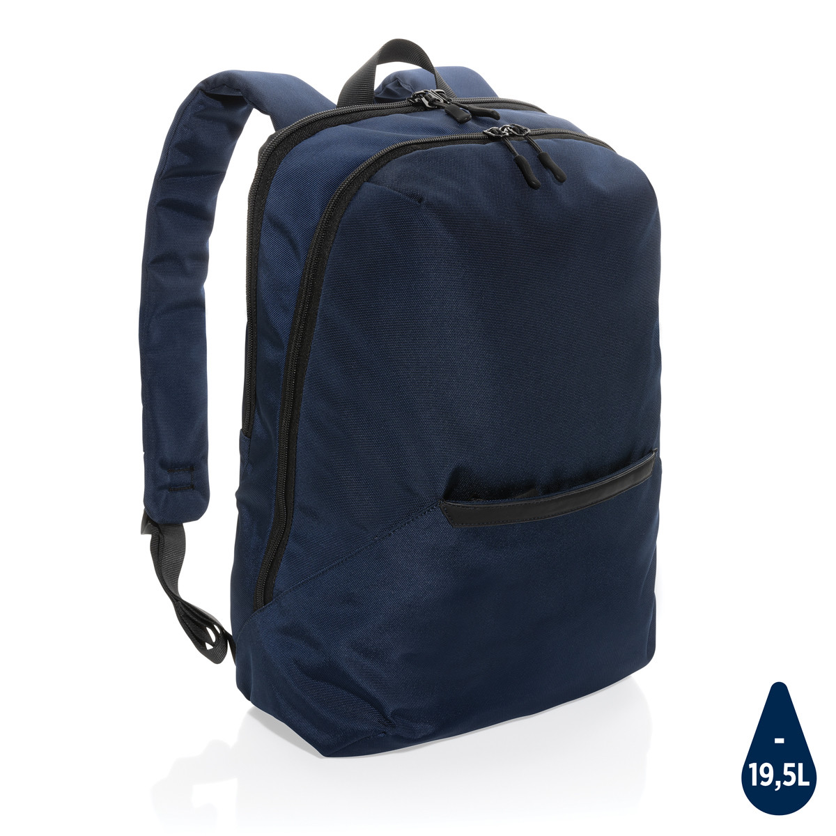 Рюкзак для ноутбука Impact из rPET AWARE 1200D, 15.6'', темно-синий; синий, Длина 29 см., ширина 17 см., - фото 1 - id-p104636261