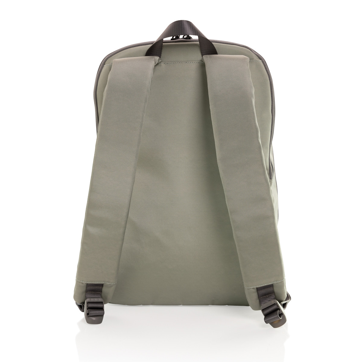 Рюкзак для ноутбука Impact из rPET AWARE 1200D, 15.6'', зеленый; серый, Длина 29 см., ширина 17 см., высота - фото 5 - id-p104636262