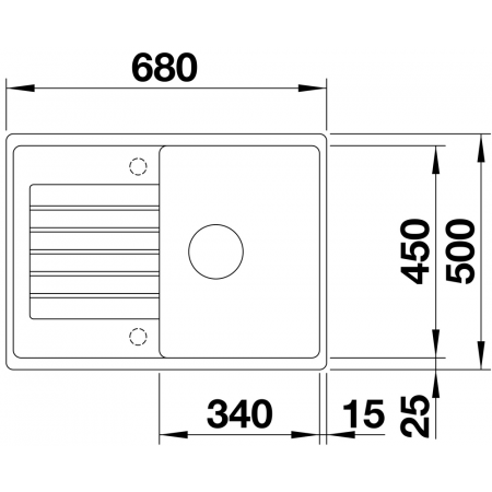 BLANCO мойка Zia 45 S - Compact белый (524725) - фото 2 - id-p104637107