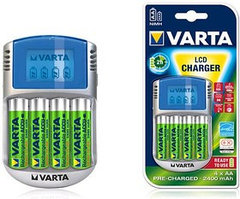 Зарядное устройство VARTA LCD 4*2600mah 57070