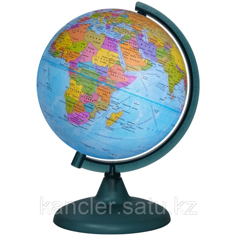 Глобус Земли d21 см Политический пластиковая подставка