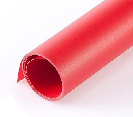 Фон пластиковый-винил красный  матовый 200Х120 см, фото 2