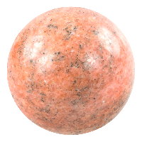 Шар камень розовый мрамор 8 см 121500