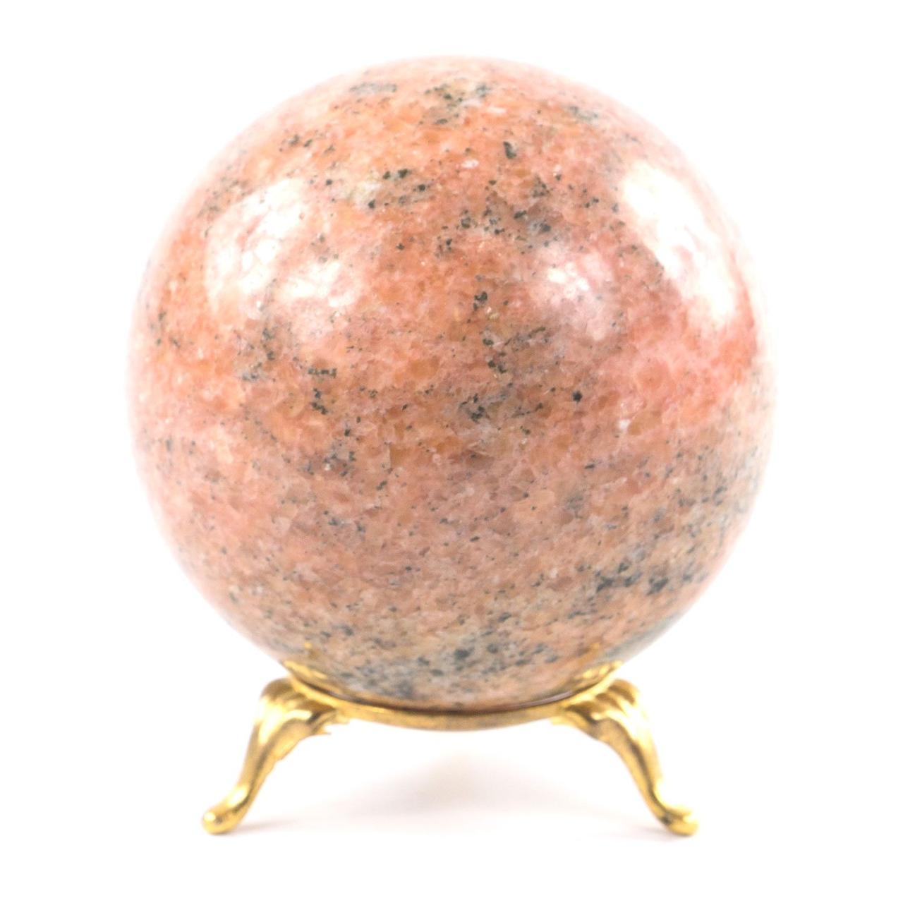 Шар камень розовый мрамор 8 см 121500 - фото 2 - id-p89192674