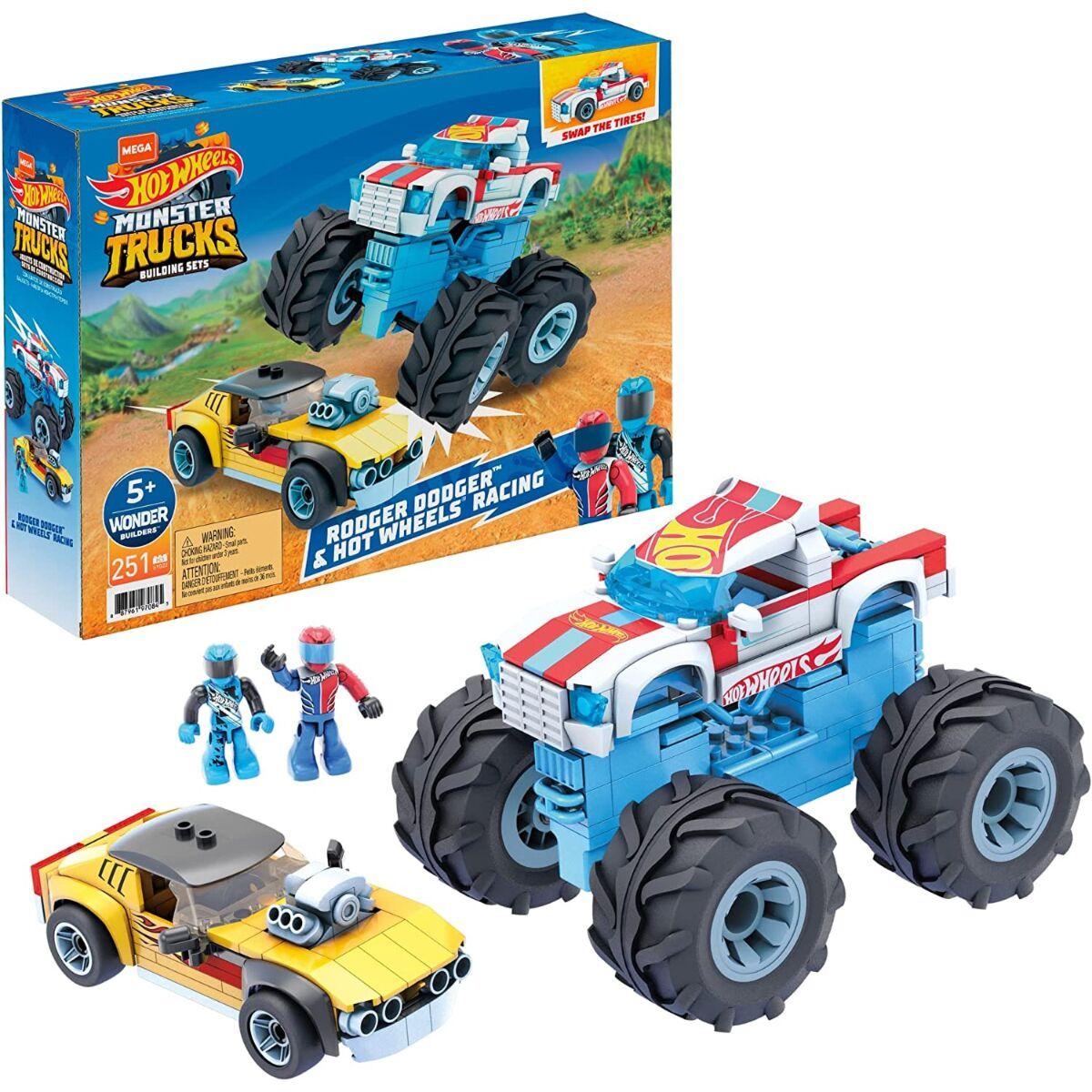 Машинка "Роджер Доджер и Гонщик Hot Wheels" MEGA Construx
