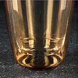 Стакан с двойными стенками «Дуо», 300 мл, 7,5×13 см, цвет золотой, фото 2