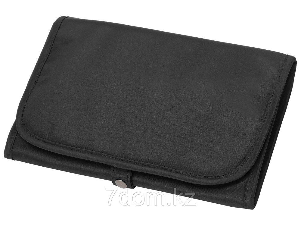 Несессер для путешествий со съемной косметичкой Flat, черный, фото 1