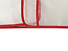 Дождевик Providence, прозрачный/красный с чехлом, фото 3