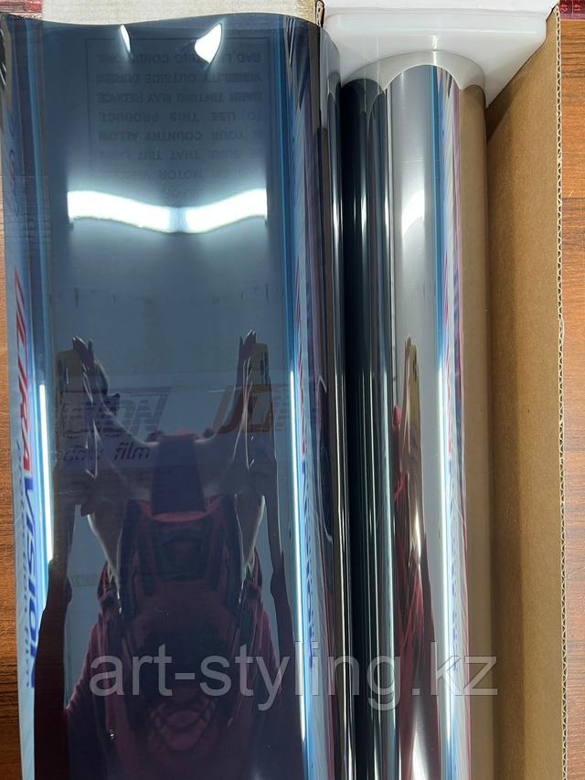 Серебряная зеркальная пленка, зеркальная пленка на авто