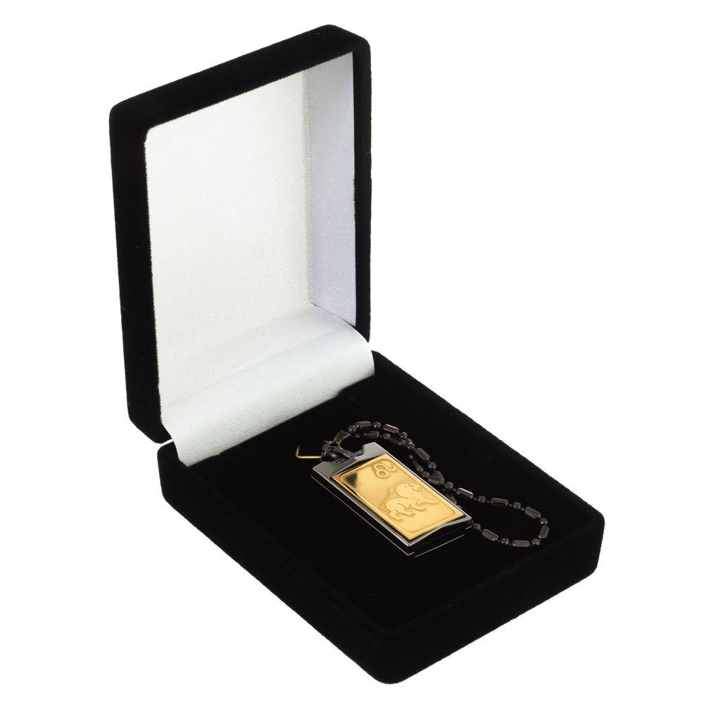 Флеш-карта с гравировкой символа знака зодиака "Лев" Златоуст USB 2.0 32 Gb в подарочной упаковке - фото 3 - id-p94297030