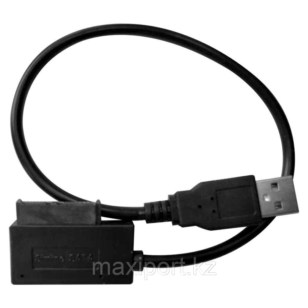 HDD Slimline SATA к USB 2,0 SATA 7 + 6 контактный кабель Sata CD ROM кабель для внешнего Cd - фото 1 - id-p104650967