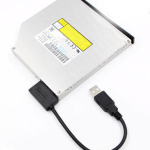 HDD Slimline SATA к USB 2,0 SATA 7 + 6 контактный кабель Sata CD ROM кабель для внешнего Cd - фото 2 - id-p104650967