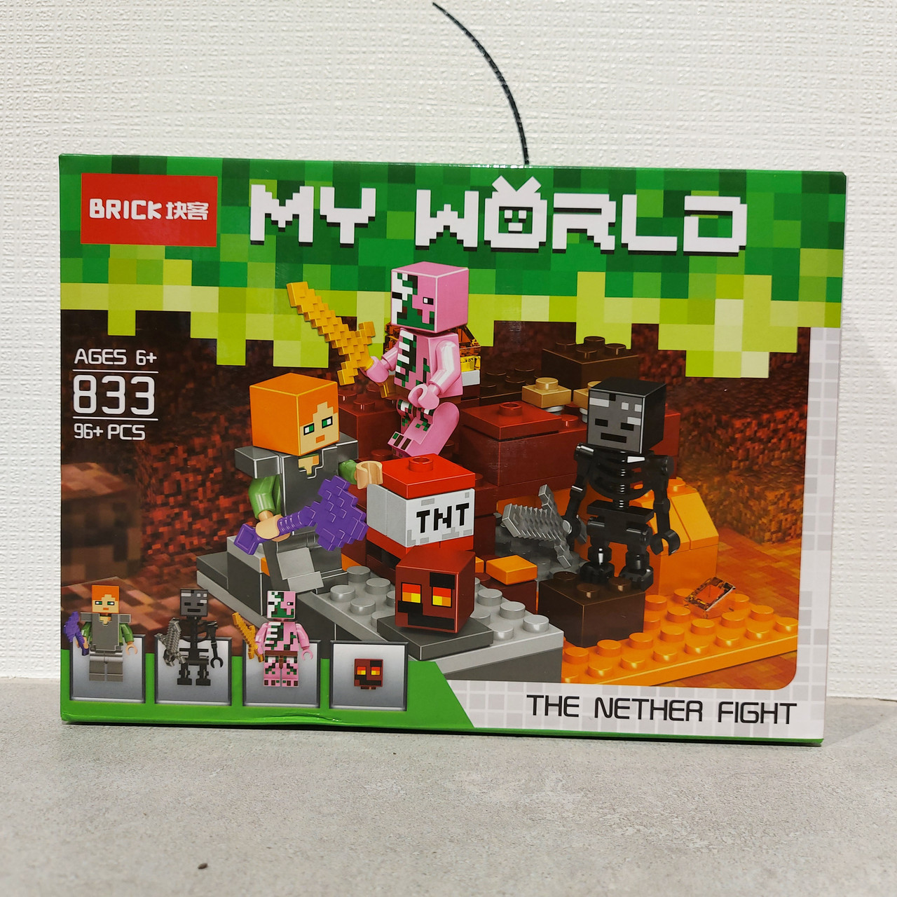 Конструктор Brick  My world 833 96 pcs. "Взрывчатка". Minecraft. Майнкрафт.