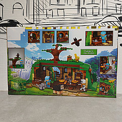 Конструктор Jisi Bricks My world 830 705 pcs. "Лесной домик хоббита Стива". Minecraft. Майнкрафт.
