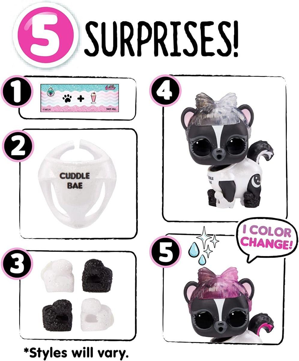 ЛОЛ Сюрприз Питомец меняющий цвет LOL Surprise Glitter Color Change
