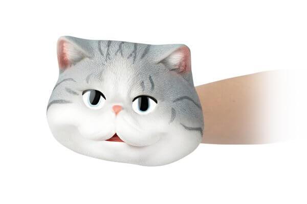 Игрушка-перчатка Кот серый