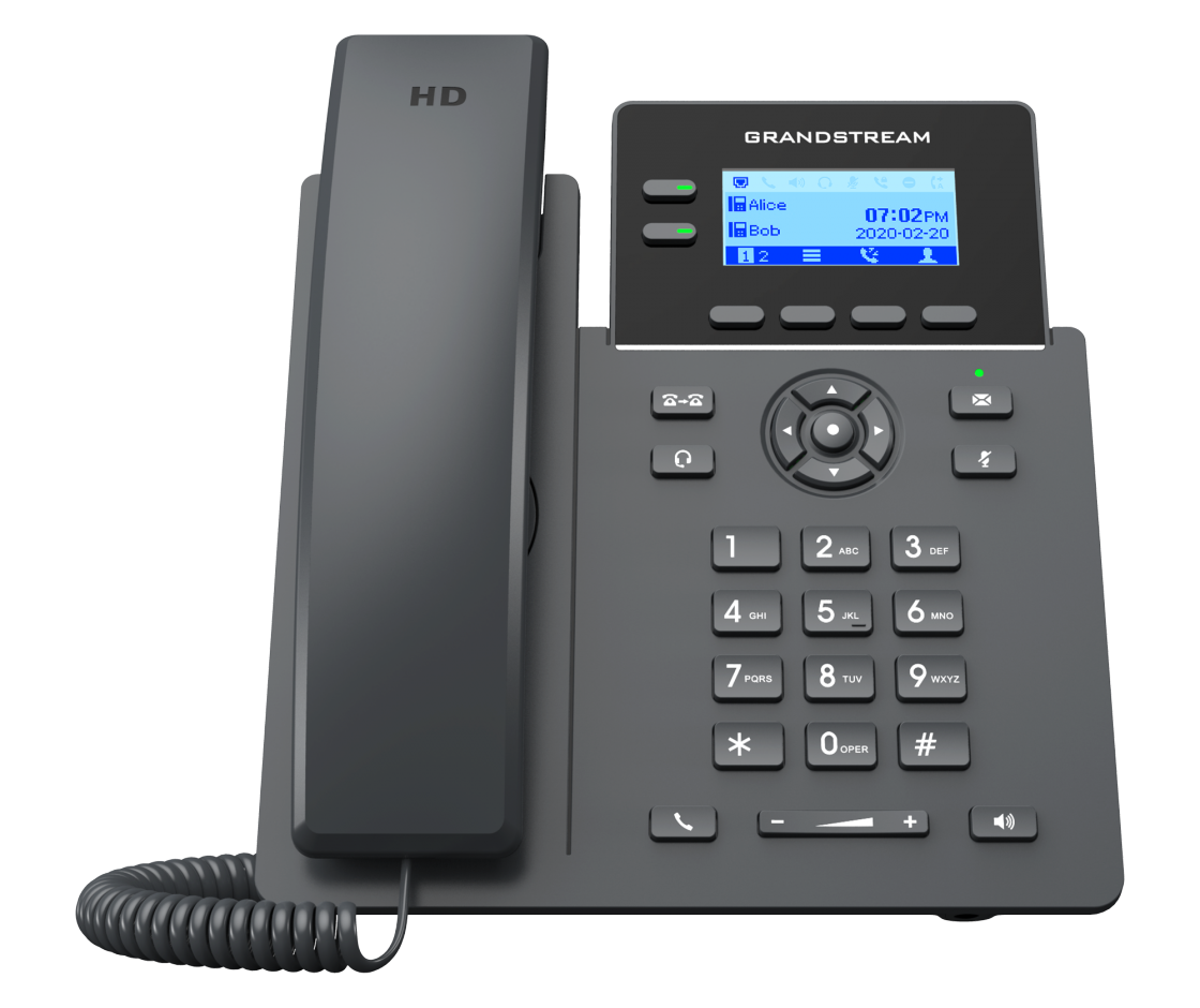 Grandstream GRP2602w IP телефон 4 SIP аккаунта, 2 линии, Wi-Fi  (без PoE)