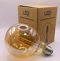 Винтажная лампа Эдисона, G95, 4W ретро-стиль