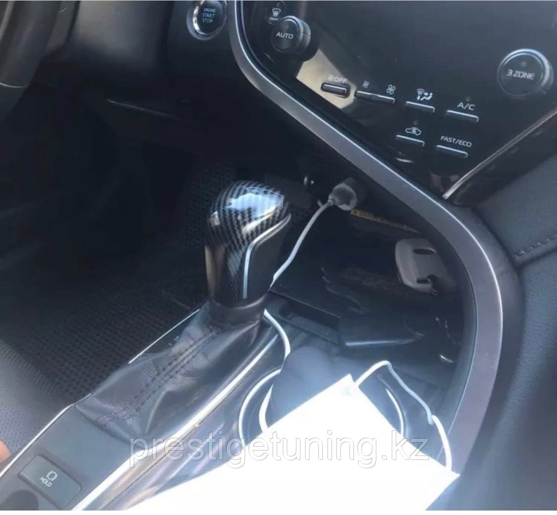 Как снять ручку кпп камри 70 Для Toyota Camry 2018 2019 8th XV70 ABS углеродное волокно защелка и паста Стиль